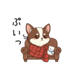 【冬】いぬのすたんぷ①（個別スタンプ：19）