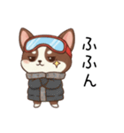 【冬】いぬのすたんぷ①（個別スタンプ：20）