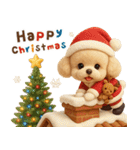 毎年使える冬・年末年始♡トイプードル（個別スタンプ：29）