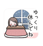 飛び出す♡女の子達のお正月(再販）（個別スタンプ：16）