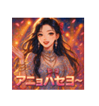 K-pop女子（個別スタンプ：16）