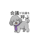 社畜なトイプードル（個別スタンプ：24）