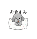 子育て中に使いやすいトイプードル（個別スタンプ：2）