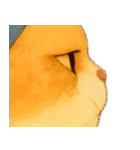 ニャンニャンの顔のクローズアップ（個別スタンプ：9）