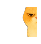 ニャンニャンの顔のクローズアップ（個別スタンプ：11）