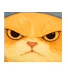 ニャンニャンの顔のクローズアップ（個別スタンプ：19）