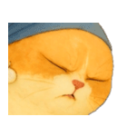 ニャンニャンの顔のクローズアップ（個別スタンプ：32）