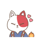 ヒロアカ◎ショートキャットのゆるスタンプ（個別スタンプ：6）