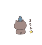 冬◎ちびっこくまさん #5（個別スタンプ：40）