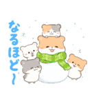 ハムスター家族と過ごす年末年始(再販)（個別スタンプ：13）