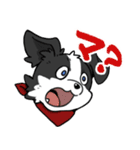 モノクロわんちゃんず（個別スタンプ：2）