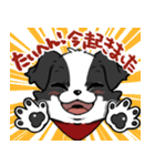 モノクロわんちゃんず（個別スタンプ：8）