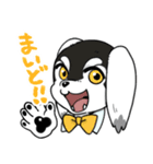 モノクロわんちゃんず（個別スタンプ：11）