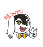 モノクロわんちゃんず（個別スタンプ：17）