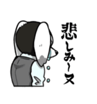 モノクロわんちゃんず（個別スタンプ：20）