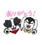 モノクロわんちゃんず（個別スタンプ：23）