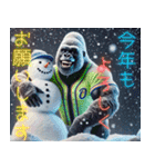 ゴリラ×ベースボール（野球）！第十一弾（個別スタンプ：4）