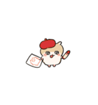 秋でしゅ！コビハムちゃん（うごく part1）（個別スタンプ：19）