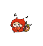 秋でしゅ！コビハムちゃん（うごく part1）（個別スタンプ：21）