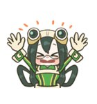 梅雨ちゃんのゆるかわケロケロ生活！（個別スタンプ：3）