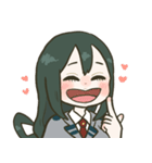 梅雨ちゃんのゆるかわケロケロ生活！（個別スタンプ：4）