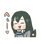 梅雨ちゃんのゆるかわケロケロ生活！（個別スタンプ：21）