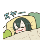 梅雨ちゃんのゆるかわケロケロ生活！（個別スタンプ：22）