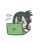 梅雨ちゃんのゆるかわケロケロ生活！（個別スタンプ：36）