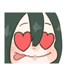 梅雨ちゃんのゆるかわケロケロ生活！（個別スタンプ：37）