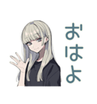 クールガールの♡オタ活ナイト（個別スタンプ：2）