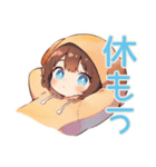 元気な犬耳パーカーの女の子★公園編（個別スタンプ：30）