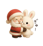 本能のまま甘えるうさぎ冬（個別スタンプ：24）