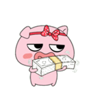 太っちょブタちゃんが金運アップ！（個別スタンプ：3）