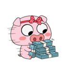 太っちょブタちゃんが金運アップ！（個別スタンプ：4）