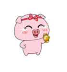 太っちょブタちゃんが金運アップ！（個別スタンプ：14）