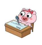 太っちょブタちゃんが金運アップ！（個別スタンプ：33）