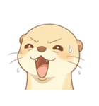 ネガティブで怠惰なカワウソ[だるいんです]（個別スタンプ：13）