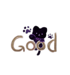 lucky黒猫の日常（個別スタンプ：24）