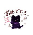 lucky黒猫の日常（個別スタンプ：28）