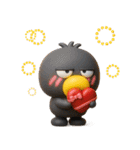 毎年使える♡ハシビロコウの冬のスタンプ（個別スタンプ：32）