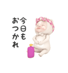 【よく動く】クマタオル【毎日】（個別スタンプ：3）