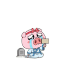 月末は土しか食べられない（個別スタンプ：7）