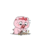 月末は土しか食べられない（個別スタンプ：21）