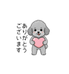 敬語版♡子育て中に使いやすいトイプードル（個別スタンプ：9）