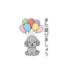 敬語版♡子育て中に使いやすいトイプードル（個別スタンプ：19）