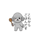 敬語版♡子育て中に使いやすいトイプードル（個別スタンプ：31）