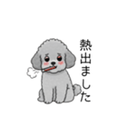 敬語版♡子育て中に使いやすいトイプードル（個別スタンプ：39）