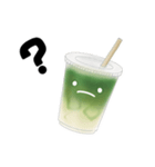 抹茶ちゃん 抹茶ラテ コーヒー カフェ（個別スタンプ：19）