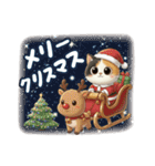 三毛猫の冬のあいさつ（個別スタンプ：4）