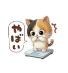 三毛猫の冬のあいさつ（個別スタンプ：6）